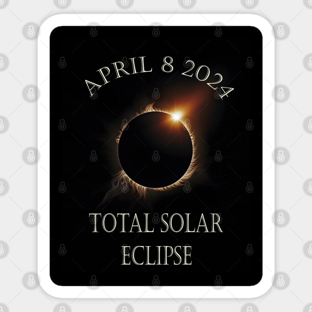 The diamond ring style Solar Eclipse 2024 Sticker by Obotan Mmienu